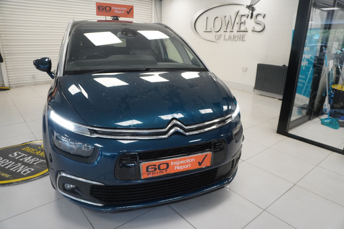 2020 CITROEN GRAND C4 SPACE TOURER 1.5 BlueHDi FEEL PLUS –AUTOMATIC — BLACK LEATHER — 7 SEATER