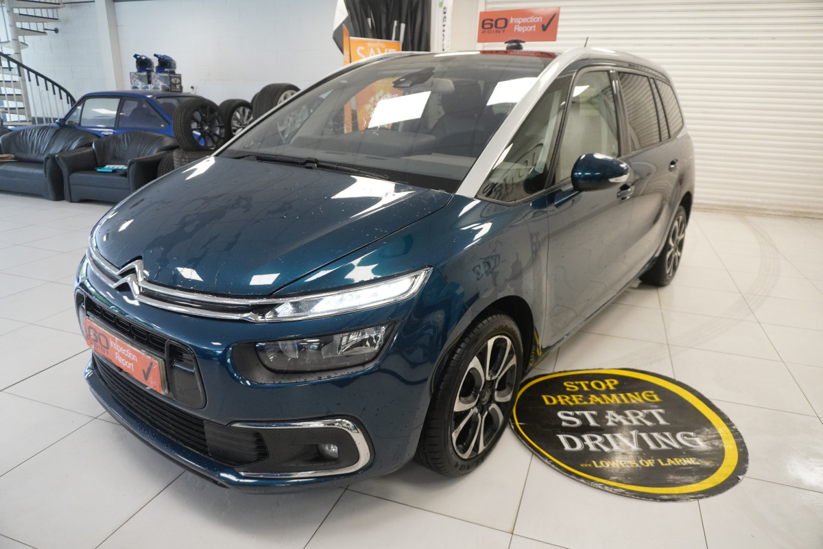 2020 CITROEN GRAND C4 SPACE TOURER 1.5 BlueHDi FEEL PLUS –AUTOMATIC — BLACK LEATHER — 7 SEATER
