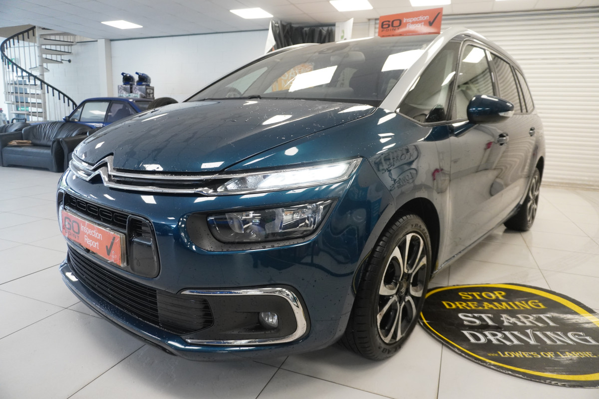 2020 CITROEN GRAND C4 SPACE TOURER 1.5 BlueHDi FEEL PLUS –AUTOMATIC — BLACK LEATHER — 7 SEATER
