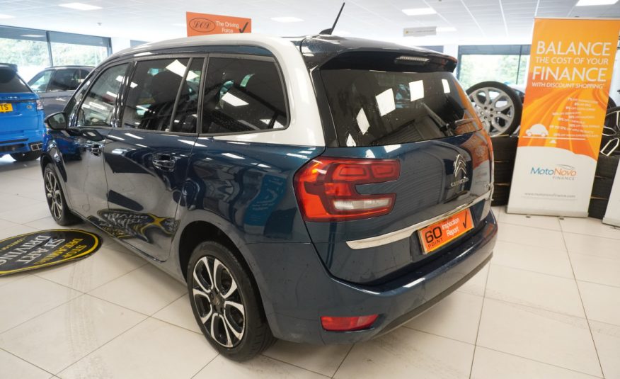 2020 CITROEN GRAND C4 SPACE TOURER 1.5 BlueHDi FEEL PLUS –AUTOMATIC — BLACK LEATHER — 7 SEATER