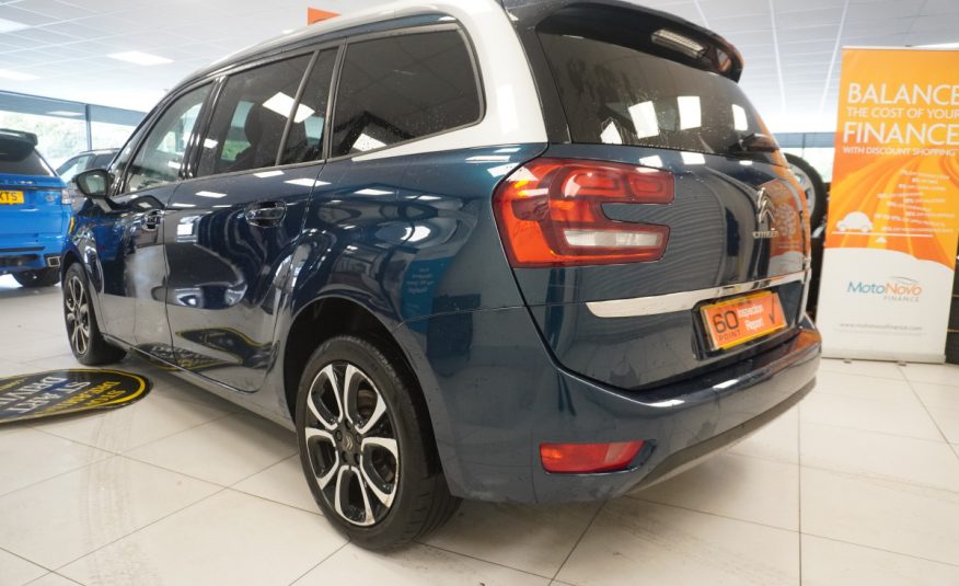 2020 CITROEN GRAND C4 SPACE TOURER 1.5 BlueHDi FEEL PLUS –AUTOMATIC — BLACK LEATHER — 7 SEATER