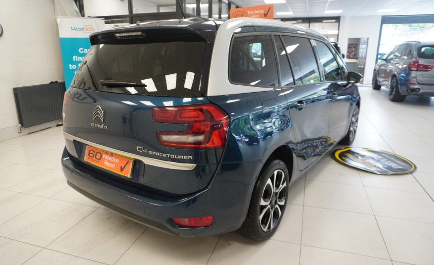 2020 CITROEN GRAND C4 SPACE TOURER 1.5 BlueHDi FEEL PLUS –AUTOMATIC — BLACK LEATHER — 7 SEATER
