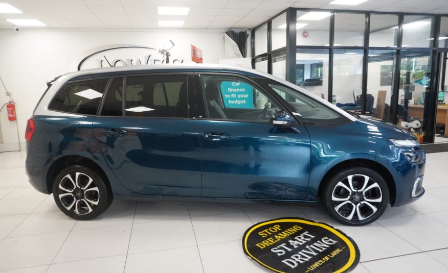 2020 CITROEN GRAND C4 SPACE TOURER 1.5 BlueHDi FEEL PLUS –AUTOMATIC — BLACK LEATHER — 7 SEATER