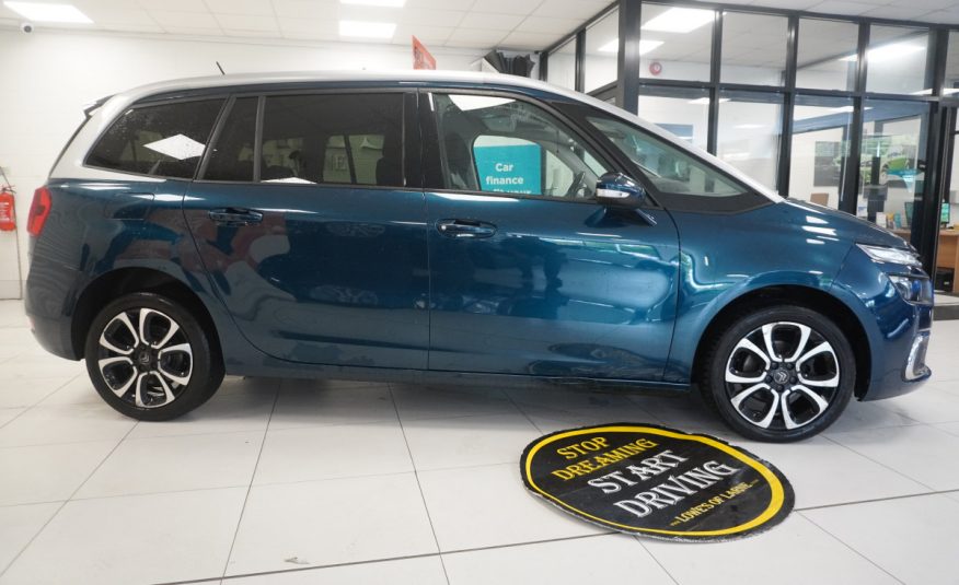 2020 CITROEN GRAND C4 SPACE TOURER 1.5 BlueHDi FEEL PLUS –AUTOMATIC — BLACK LEATHER — 7 SEATER
