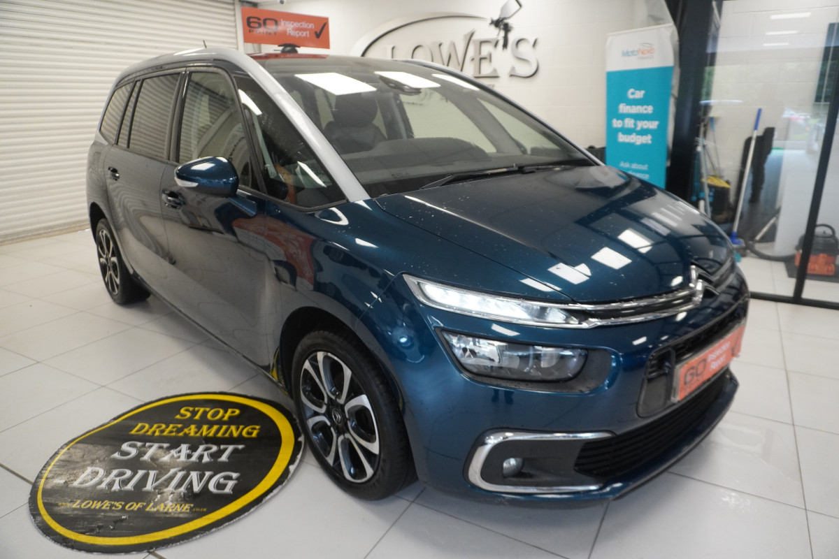 2020 CITROEN GRAND C4 SPACE TOURER 1.5 BlueHDi FEEL PLUS –AUTOMATIC — BLACK LEATHER — 7 SEATER