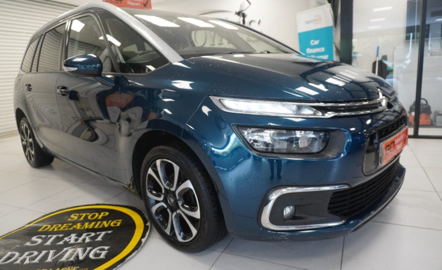 2020 CITROEN GRAND C4 SPACE TOURER 1.5 BlueHDi FEEL PLUS –AUTOMATIC — BLACK LEATHER — 7 SEATER