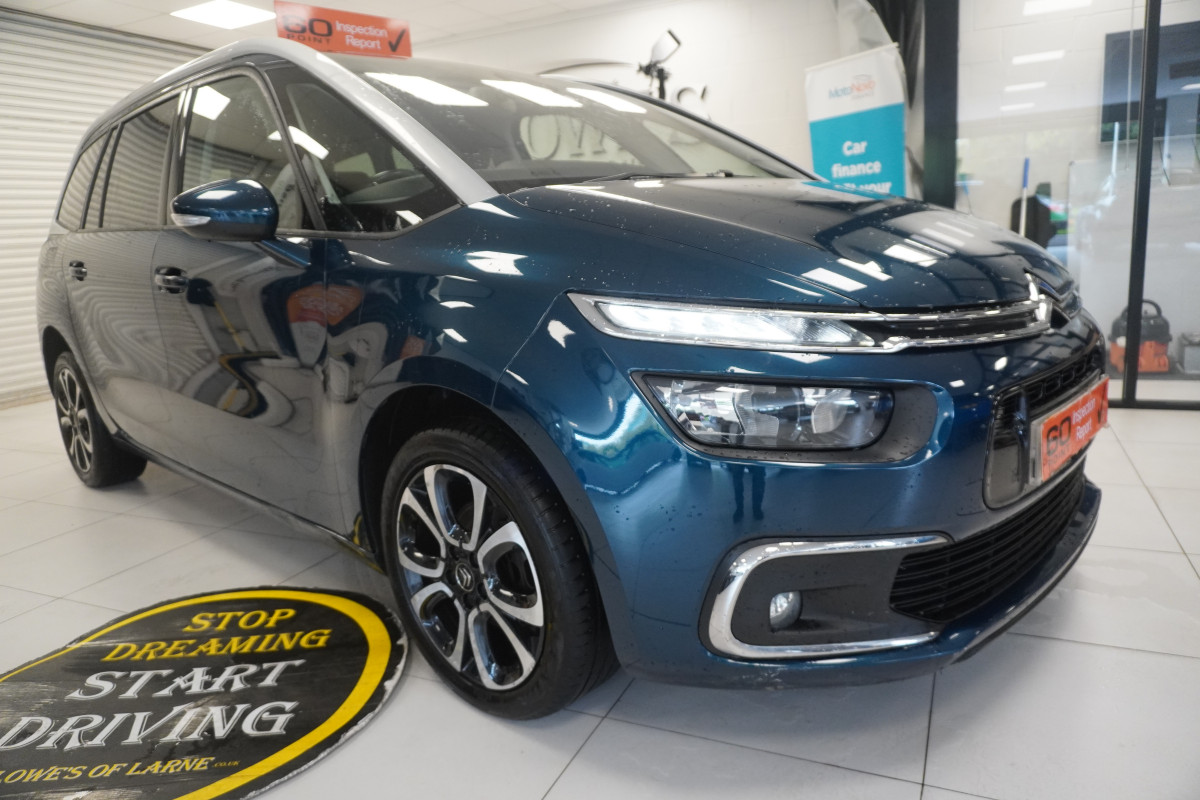 2020 CITROEN GRAND C4 SPACE TOURER 1.5 BlueHDi FEEL PLUS –AUTOMATIC — BLACK LEATHER — 7 SEATER