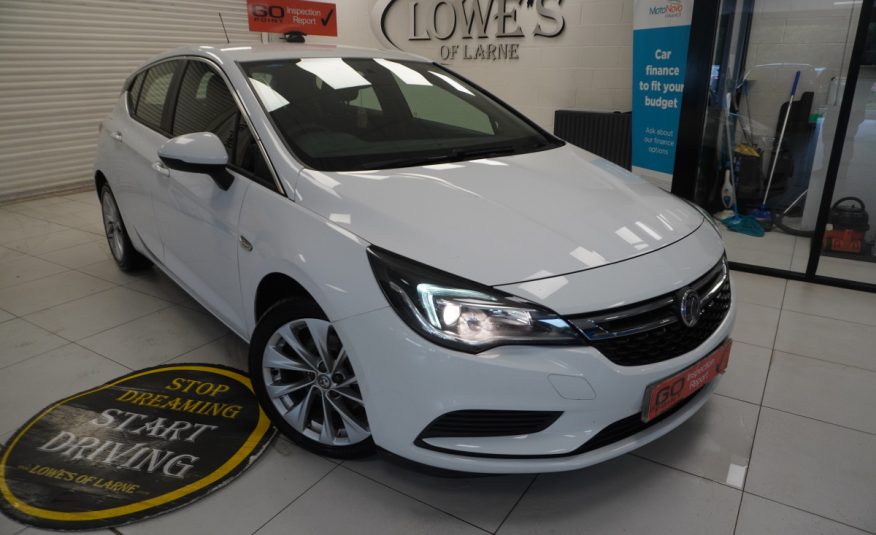 2016 VAUXHALL ASTRA 1.6CDTi DESIGN (NEW MODEL) ONLY £20 ROAD TAX