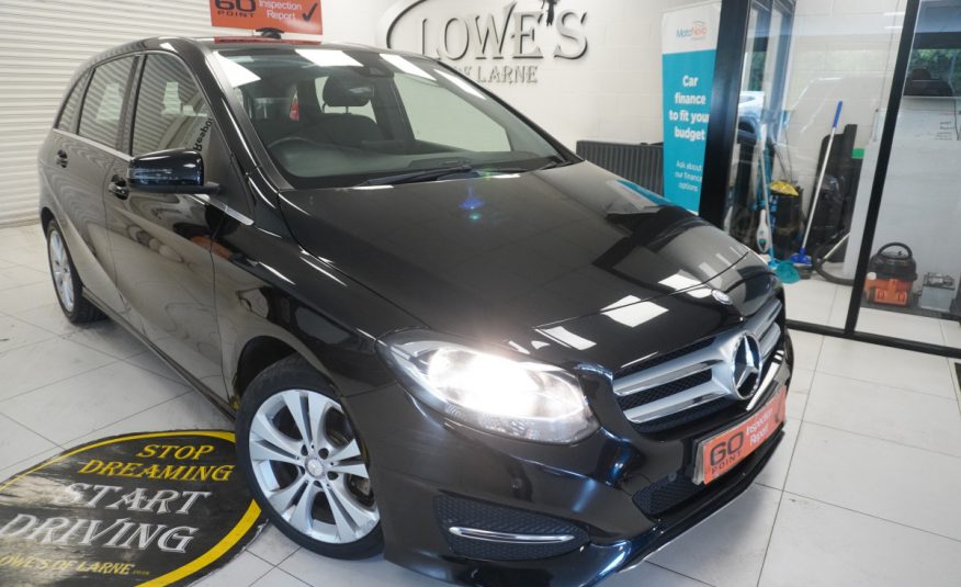 2017 MERCEDES B200D SPORT EXECUTIVE AUTOMATIC — BALCK LEATHER, SAT NAV