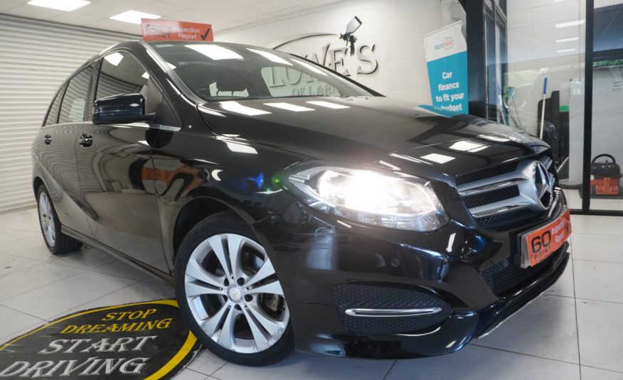 2017 MERCEDES B200D SPORT EXECUTIVE AUTOMATIC — BALCK LEATHER, SAT NAV