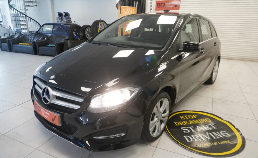2017 MERCEDES B200D SPORT EXECUTIVE AUTOMATIC — BALCK LEATHER, SAT NAV