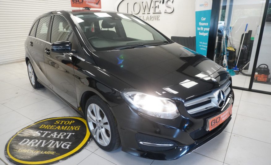 2017 MERCEDES B200D SPORT EXECUTIVE AUTOMATIC — BALCK LEATHER, SAT NAV