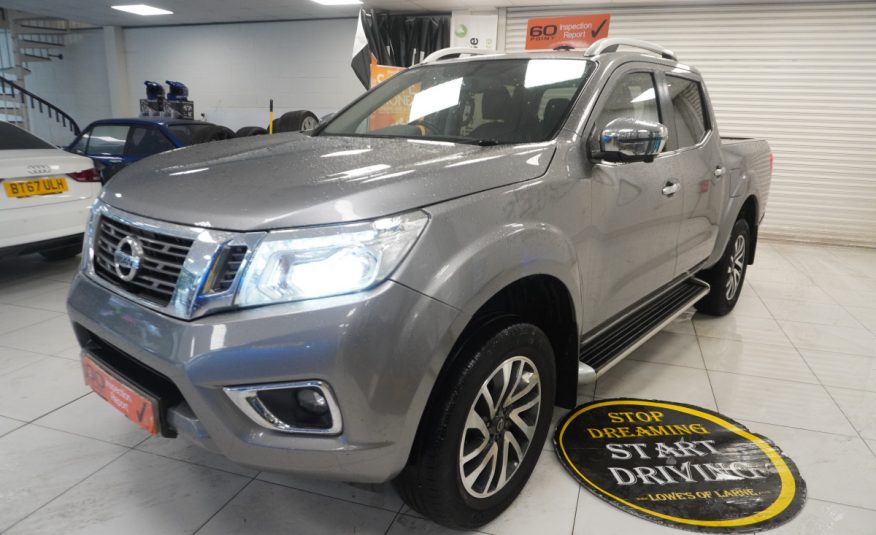 2019 NISSAN NAVARA 2.3 DCi TEKNA AUTOMATIC, LEATHER, SAT NAV, SUNROOF, ***NO VAT***
