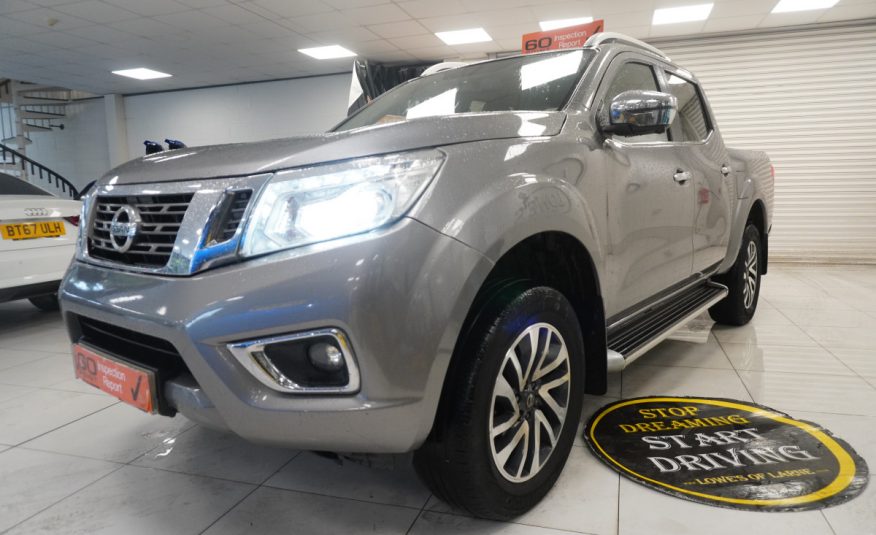 2019 NISSAN NAVARA 2.3 DCi TEKNA AUTOMATIC, LEATHER, SAT NAV, SUNROOF, ***NO VAT***