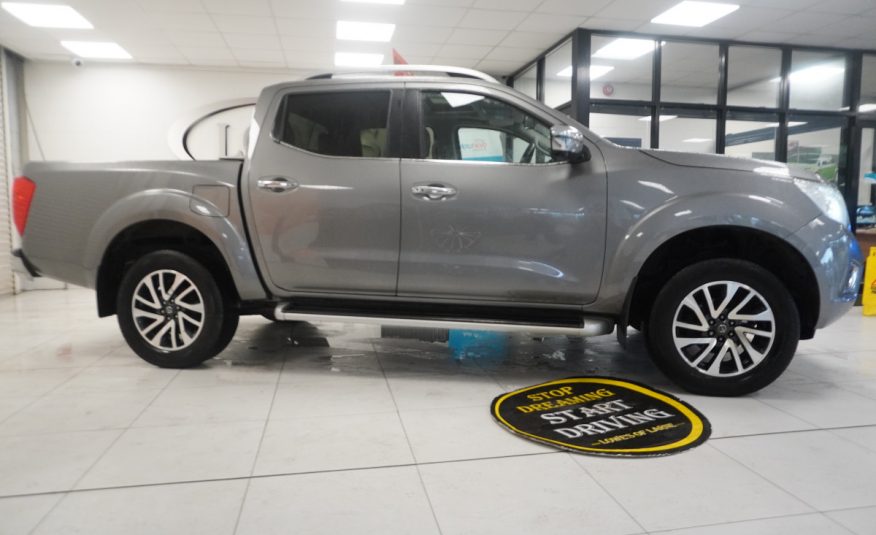 2019 NISSAN NAVARA 2.3 DCi TEKNA AUTOMATIC, LEATHER, SAT NAV, SUNROOF, ***NO VAT***