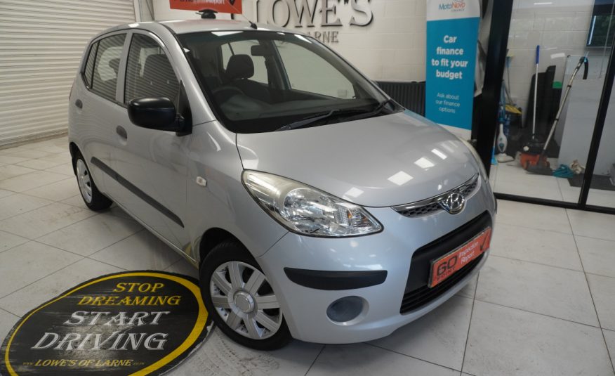 2010 (MAR) HYUNDAI i10 1.2 CLASSIC 5 DOOR with ONLY 49K — GREAT FIRST CAR LOW INSURANCE — ONLY £35 TAX
