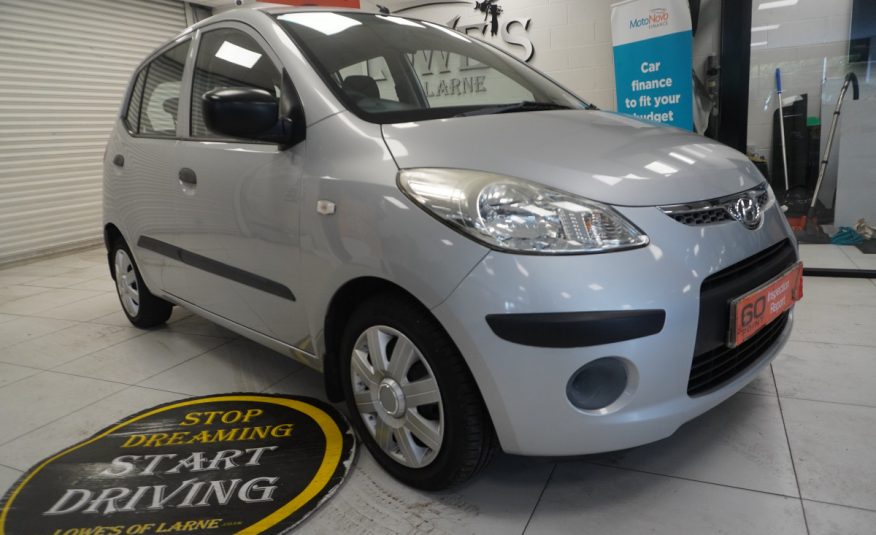 2010 (MAR) HYUNDAI i10 1.2 CLASSIC 5 DOOR with ONLY 49K — GREAT FIRST CAR LOW INSURANCE — ONLY £35 TAX