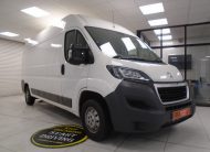 2018 (MAY) PEUGEOT BOXER 335 PRO 2.0 BlueHDi L3H2 SAT NAV — ONLY 77,000 MILES — NO VAT