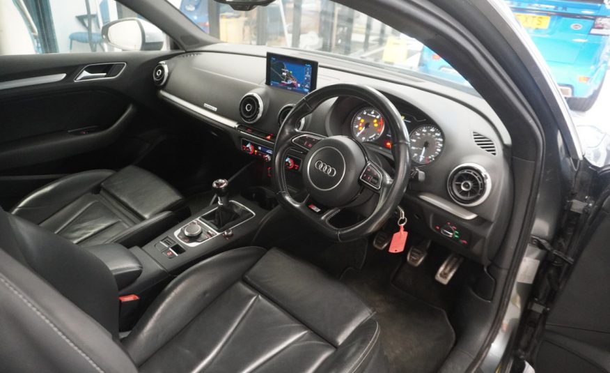 2015 AUDI S3 2.0 TFSi LINE QUATTRO 300BHP — STUNNING S3 — ONLY 77K