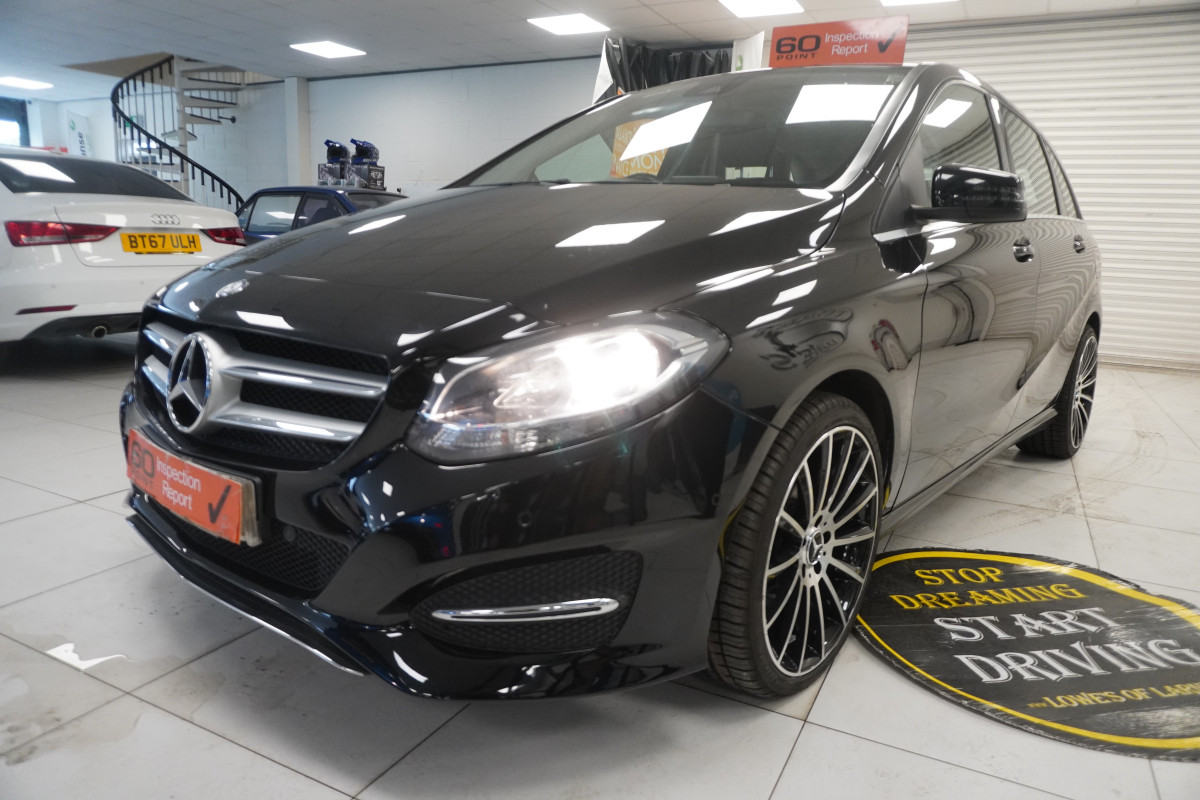 2017 MERCEDES B200D SPORT EXECUTIVE AUTOMATIC — BALCK LEATHER, SAT NAV