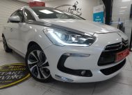 2015 CITROEN DS5 2.0 HDi DSTYLE in WHITE with BLACK LEATHER, PANORAMIC ROOF, SAT NAV