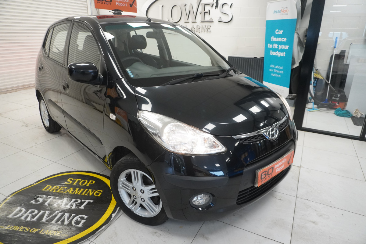 2010 (MAY) HYUNDAI i10 1.2 CONFORT 5 DOOR AUTOMATIC with ONLY 62K — GREAT FIRST CAR LOW INSURANCE