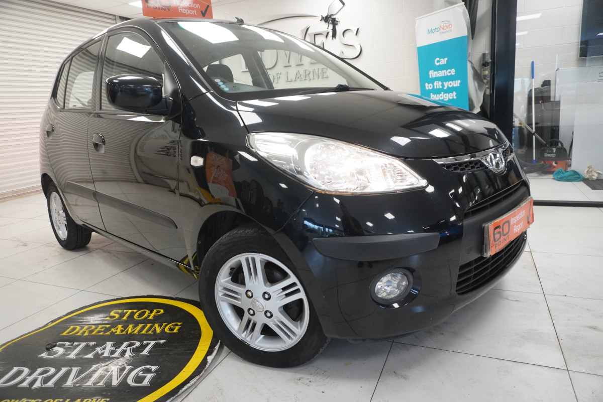 2010 (MAY) HYUNDAI i10 1.2 CONFORT 5 DOOR AUTOMATIC with ONLY 62K — GREAT FIRST CAR LOW INSURANCE