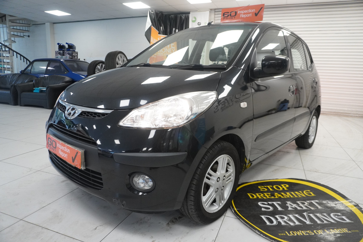 2010 (MAY) HYUNDAI i10 1.2 CONFORT 5 DOOR AUTOMATIC with ONLY 62K — GREAT FIRST CAR LOW INSURANCE