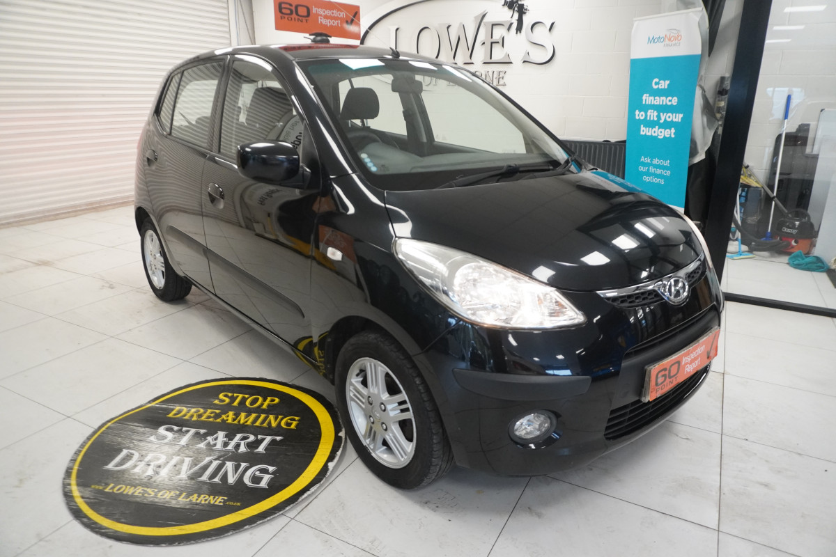 2010 (MAY) HYUNDAI i10 1.2 CONFORT 5 DOOR AUTOMATIC with ONLY 62K — GREAT FIRST CAR LOW INSURANCE