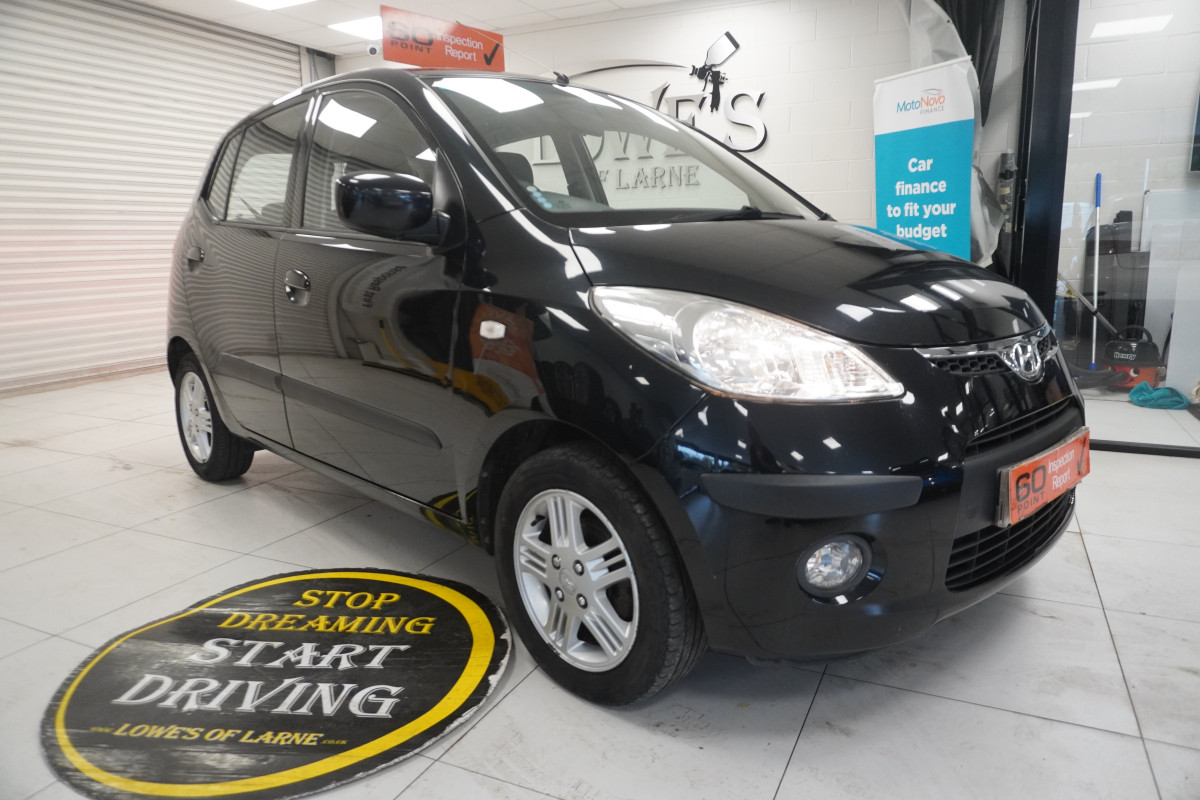 2010 (MAY) HYUNDAI i10 1.2 CONFORT 5 DOOR AUTOMATIC with ONLY 62K — GREAT FIRST CAR LOW INSURANCE