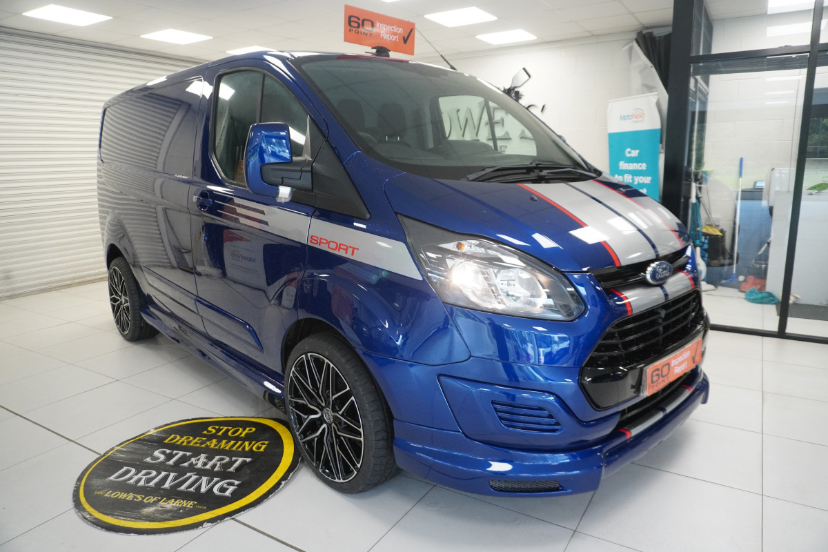 2018 FORD TRANSIT CUSTOM 2.0 TDCi 290 FULLY BODY KITTED ONLY 67K — ***JUST STUNNING*** — NO VAT