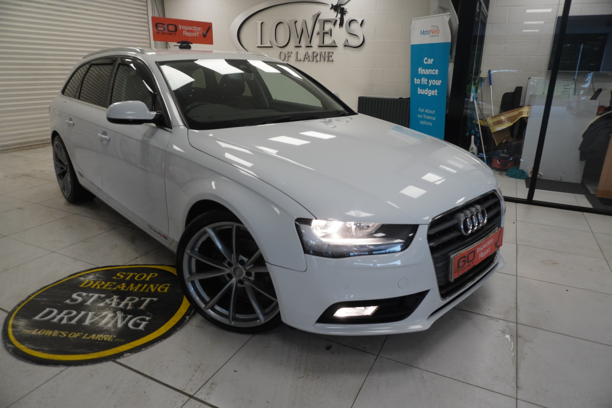 2015 AUDI A4 2.0 TDi SE ULTRA TECHNIK ESTATE with BLACK LEATHER & 20″ ALLOYS