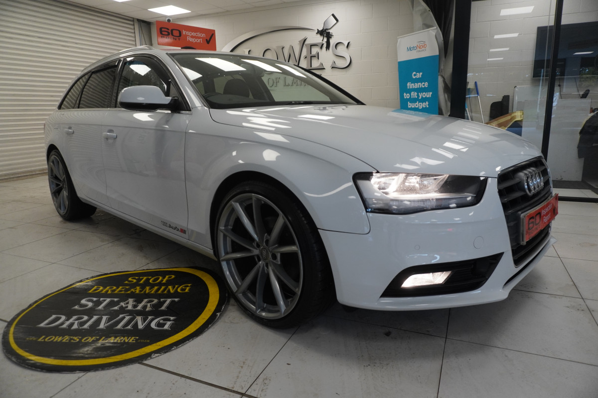 2015 AUDI A4 2.0 TDi SE ULTRA TECHNIK ESTATE with BLACK LEATHER & 20″ ALLOYS
