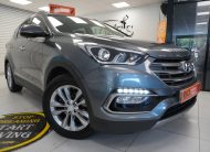 2015 HYUNDAI SANTA FE 2.2 CRDi PREMIUM SE AUTOMATIC with SAT NAV, BLACK LEATHER, REAR CAMERA — 7 SEATER