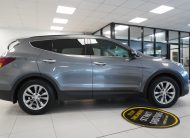 2015 HYUNDAI SANTA FE 2.2 CRDi PREMIUM SE AUTOMATIC with SAT NAV, BLACK LEATHER, REAR CAMERA — 7 SEATER