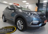 2015 HYUNDAI SANTA FE 2.2 CRDi PREMIUM SE AUTOMATIC with SAT NAV, BLACK LEATHER, REAR CAMERA — 7 SEATER