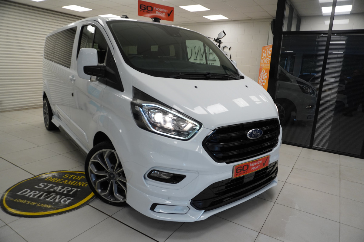 2021 (MARCH) FORD TRANSIT TOURNEO CUSTOM 2.0 TDCi EcoBLUE 320 LIMITED — 9 SEATER — BODY KITTED