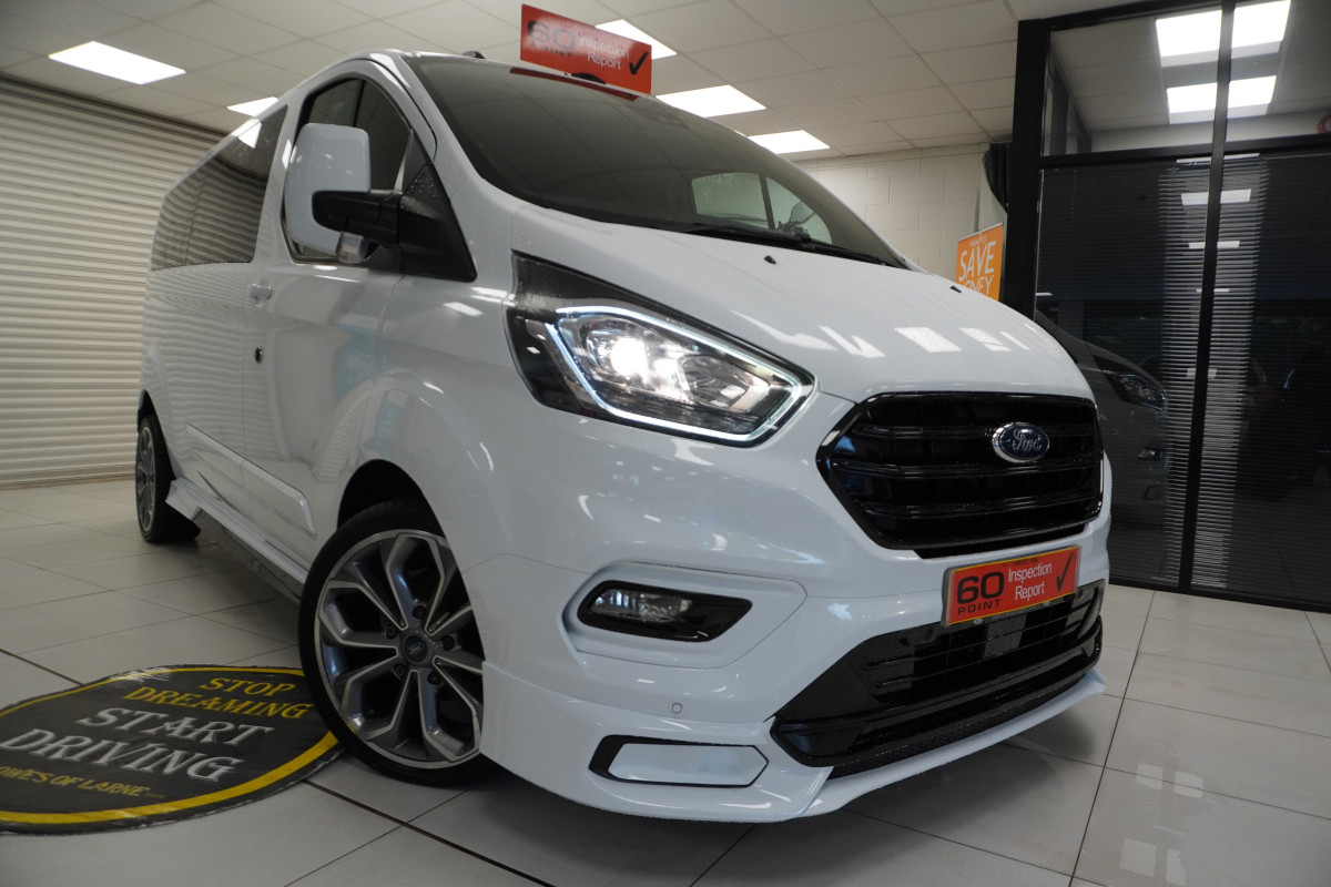 2021 (MARCH) FORD TRANSIT TOURNEO CUSTOM 2.0 TDCi EcoBLUE 320 LIMITED — 9 SEATER — BODY KITTED