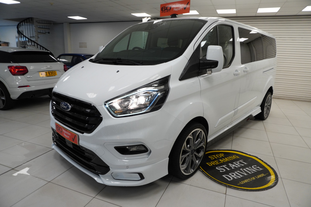2021 (MARCH) FORD TRANSIT TOURNEO CUSTOM 2.0 TDCi EcoBLUE 320 LIMITED — 9 SEATER — BODY KITTED