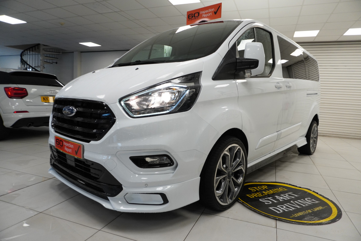 2021 (MARCH) FORD TRANSIT TOURNEO CUSTOM 2.0 TDCi EcoBLUE 320 LIMITED — 9 SEATER — BODY KITTED