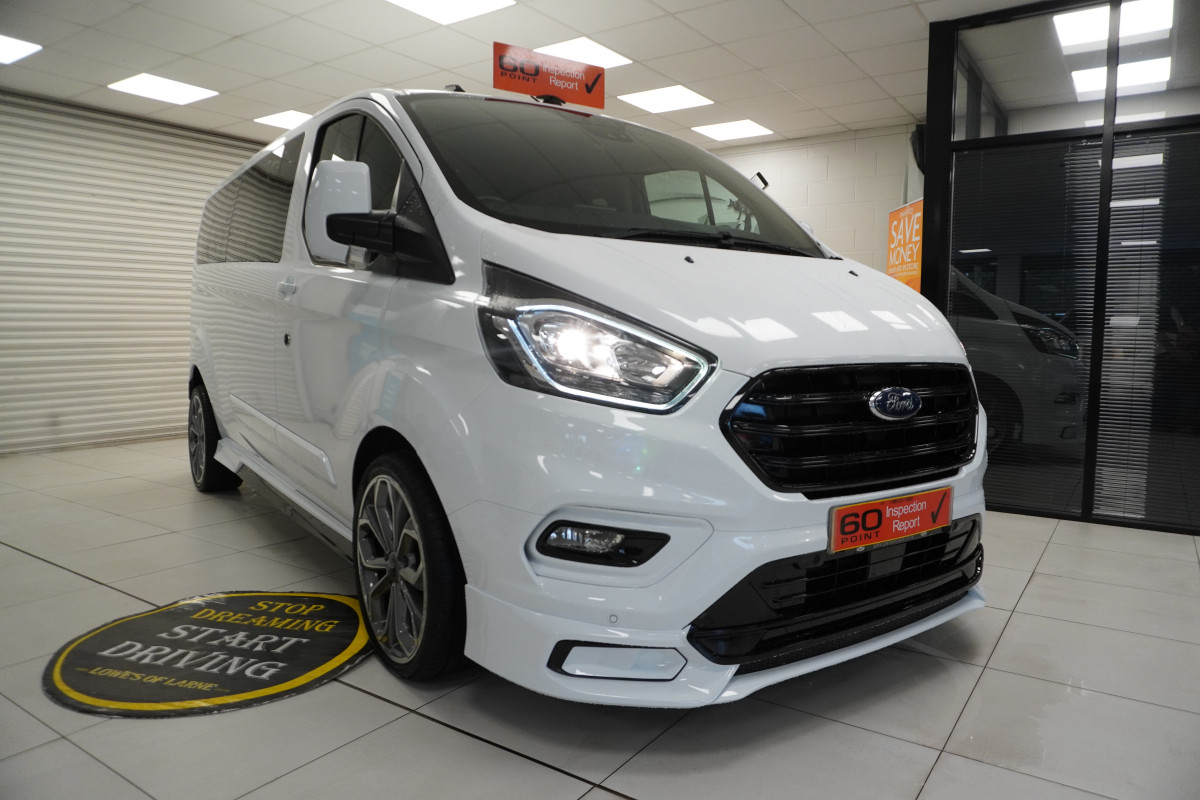 2021 (MARCH) FORD TRANSIT TOURNEO CUSTOM 2.0 TDCi EcoBLUE 320 LIMITED — 9 SEATER — BODY KITTED