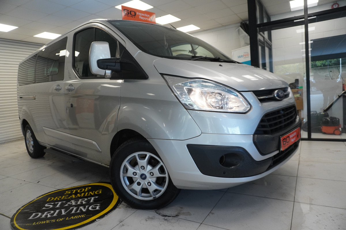 2014 (AUG) FORD TRANSIT TOURNEO CUSTOM 2.2 TDCi EcoTECH 300 LIMITED — 9 SEATER — LEATHER