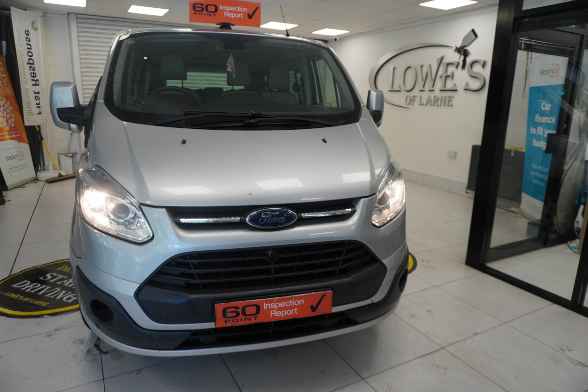 2014 (AUG) FORD TRANSIT TOURNEO CUSTOM 2.2 TDCi EcoTECH 300 LIMITED — 9 SEATER — LEATHER