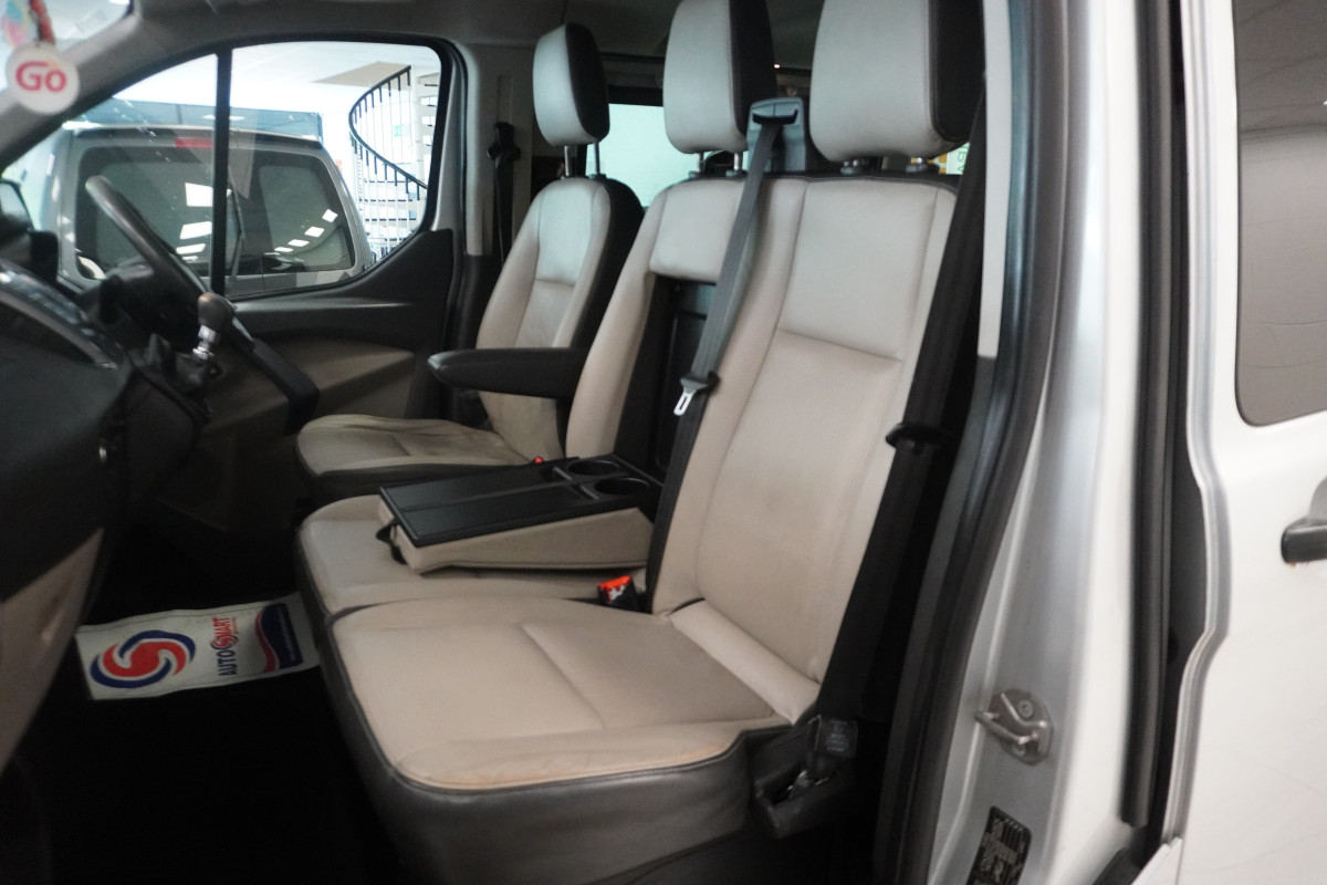 2014 (AUG) FORD TRANSIT TOURNEO CUSTOM 2.2 TDCi EcoTECH 300 LIMITED — 9 SEATER — LEATHER
