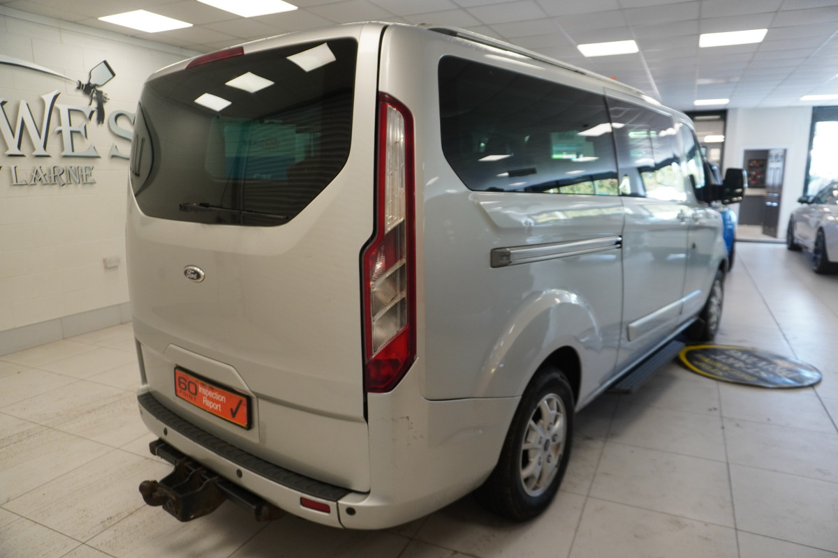 2014 (AUG) FORD TRANSIT TOURNEO CUSTOM 2.2 TDCi EcoTECH 300 LIMITED — 9 SEATER — LEATHER