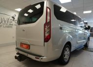 2014 (AUG) FORD TRANSIT TOURNEO CUSTOM 2.2 TDCi EcoTECH 300 LIMITED — 9 SEATER — LEATHER