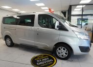 2014 (AUG) FORD TRANSIT TOURNEO CUSTOM 2.2 TDCi EcoTECH 300 LIMITED — 9 SEATER — LEATHER