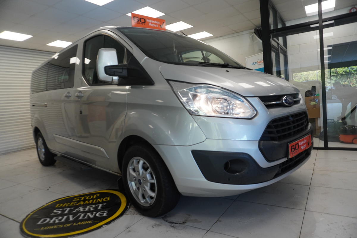 2014 (AUG) FORD TRANSIT TOURNEO CUSTOM 2.2 TDCi EcoTECH 300 LIMITED — 9 SEATER — LEATHER