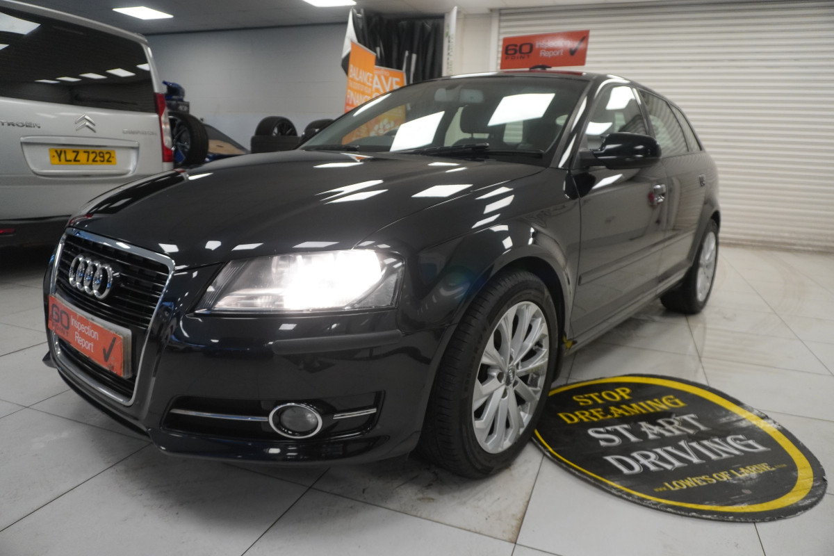 2011 (JUNE) AUDI A3 1.2 TFSi SE with ONLY 84K (HISTORY FILE) — FULL LEATHER