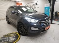 2015 HYUNDAI SANTA FE 2.2 CRDi PREMIUM SE AUTOMATIC with SAT NAV, BLACK LEATHER, REAR CAMERA SAT NAV — 7 SEATER
